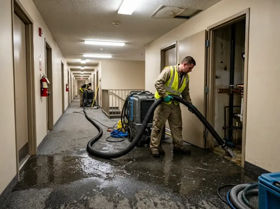 multi-unit-apartment-hallway-f-005 — frequently asked questions, Emergency Burst Pipe Water Extraction & Removal in Miles Ci…